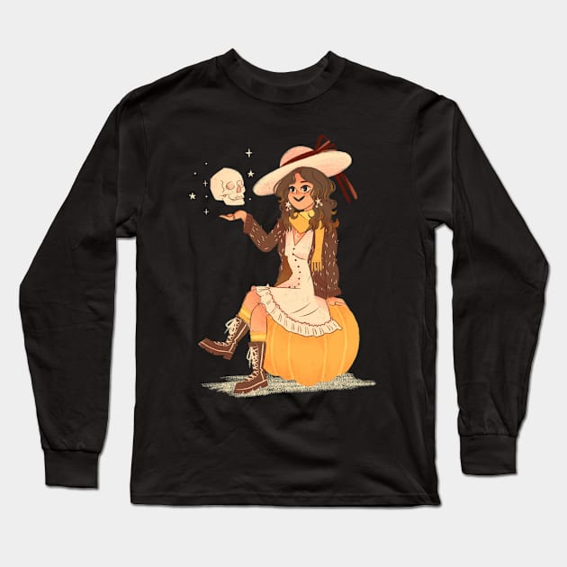 ‘Fall’ing for You Long Sleeve T-Shirt by artofannabellepullen